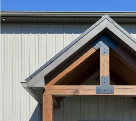 A completed pole building by ISM Construction in Lebanon, PA demonstrating the strength, efficiency, and quality of modern post-frame construction.