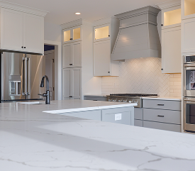 An ISM Construction kitchen remodel highlighting high-end cabinetry, premium countertops, and a cohesive design tailored to the homeowner's lifestyle.