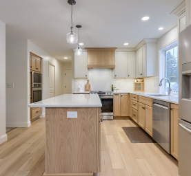 A beautifully remodeled custom kitchen by ISM Construction in Lebanon, PA featuring premium cabinetry, quality countertops, and a thoughtfully designed layout.
