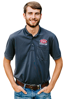 Dawson Koch, ISM Construction supervisor with expertise in custom cabinetry, trim carpentry, and barn restoration.