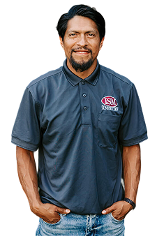 Donaldo Morales, ISM Construction trim carpenter specializing in home builds and pre-engineered building installations.