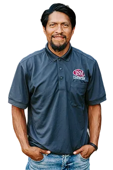 Donaldo Morales, ISM Construction trim carpenter specializing in home builds and pre-engineered building installations.