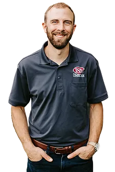 Josiah Martin, project manager at ISM Construction overseeing subcontractors, trim carpentry, and kitchen installations.