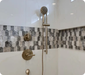 A spa-inspired bathroom remodel by ISM Construction in Lebanon, PA featuring luxury tile, a custom vanity, and premium fixtures designed as a private daily retreat.