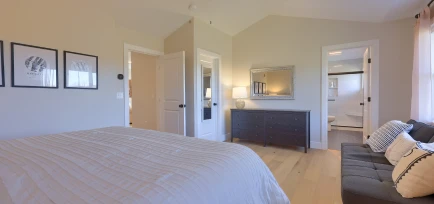 Spacious master bedroom layout designed and constructed by ISM Construction for Second-Story Additions in Lebanon, PA.