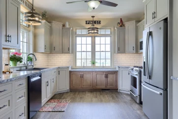 A well-appointed kitchen inside an ISM Construction in-law suite featuring functional cabinetry and finishes tailored for comfortable independent living.