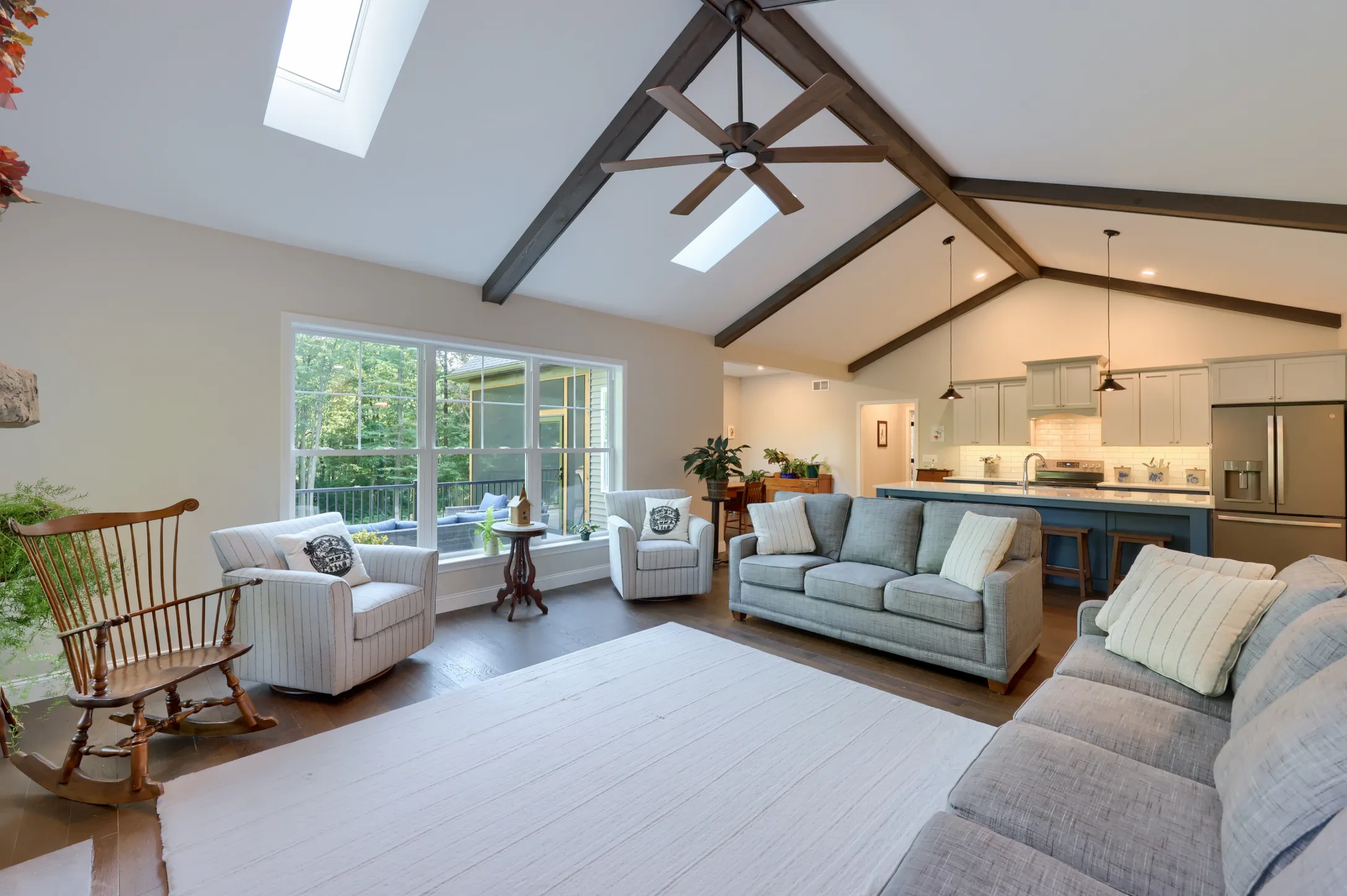 A completed home addition by ISM Construction displayed in the project gallery, showcasing durable construction and a design built around the family's lifestyle.